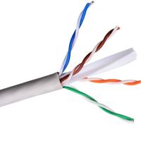 Кабель внутренний NETLAN U/UTP 4 пары, Кат.5e (Класс D), 100МГц, одножильный, BC (чистая медь)