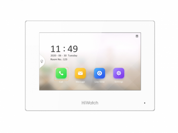 Гибридный IP видеодомофон HiWatch VDP-H3212W (7/WiFi/SD)