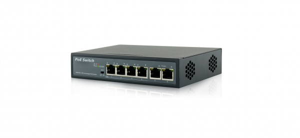 Коммутатор PoE на 4 порта NAVIGARD PM3006FSN-060 v3 (4 PoE 10/100 Мбит/сек,  2 UPLINK)